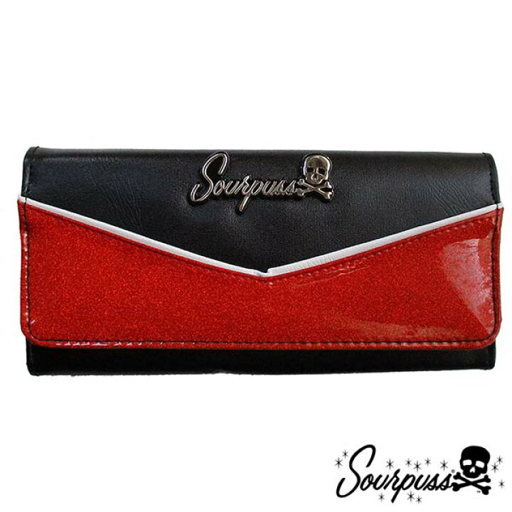 楽天市場】Sourpuss Clothing/サーパスクロージング 三つ折り長財布 