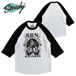 Steady Clothing/�X�e�f�B�[�N���[�W���O �����Y 3/4�X���[�u ���O����T�V���c ������/����T SUN RECORDS/�T�����R�[�h/�o���hT�V���c/SUN STUDIO//Rockabilly/�I�[���f�B�[�Y/�J���g���[/�G�����B�X�E�v���X