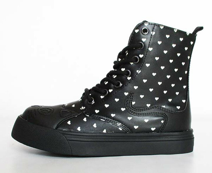 楽天市場 Tuk ティーユーケー レディース スニーカーブーツ コンバットブーツ ラバーソール Sneaker Boots 032l 靴 スニーカー 厚底 パンク ロカビリー ファッション モッズ 送料無料 Ll Factory