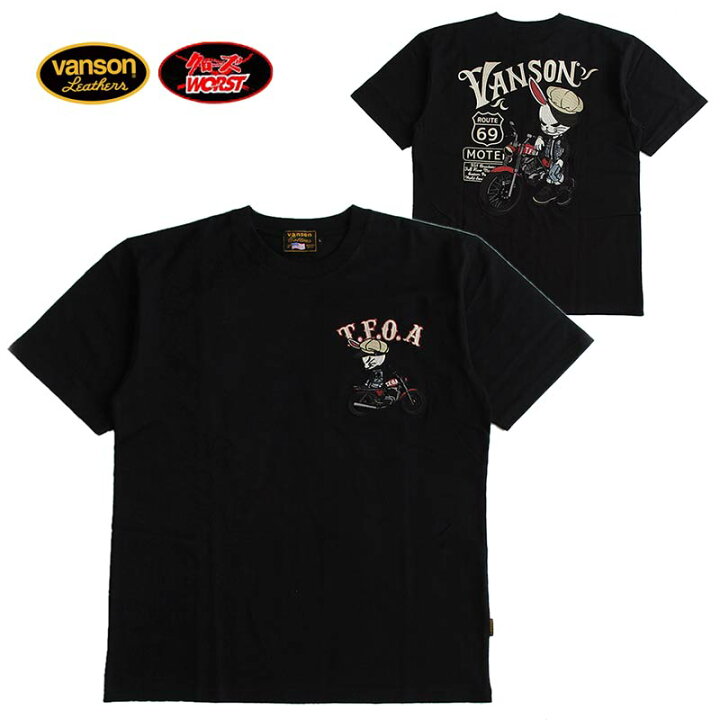 楽天市場】VANSON バンソン × クローズ WORST メンズ 半袖Tシャツ デス 