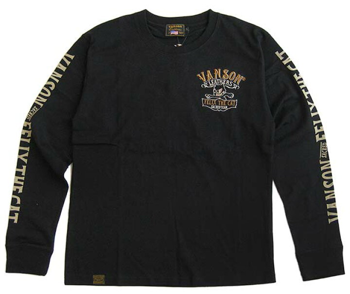 楽天市場】VANSON バンソン 長袖Tシャツ（ロンT） FELIX THE CAT 