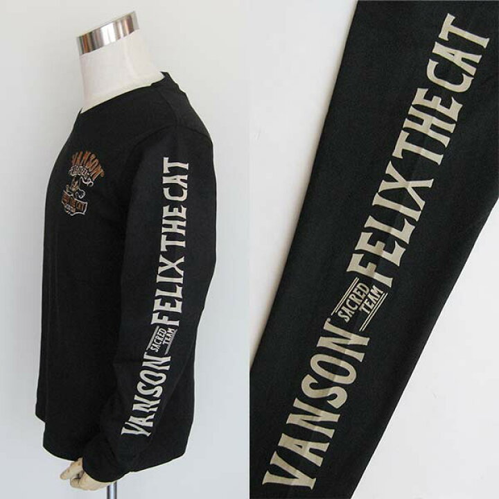 楽天市場】VANSON バンソン 長袖Tシャツ（ロンT） FELIX THE CAT 