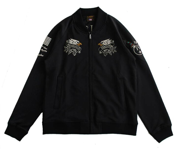 楽天市場】VANSON バンソン メンズ スカジャージ トラックジャケット 