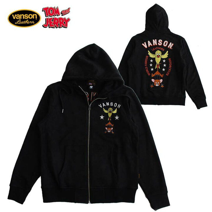 楽天市場】VANSON バンソン トムとジェリー 起毛ボンディング 裏ボア 