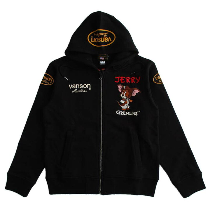 楽天市場】VANSON バンソン トムとジェリー 裏毛ZIPパーカー メンズ 