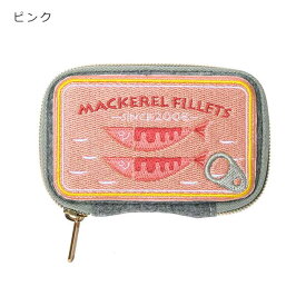 【送料無料】【公認正規販売店】ププフェルト カードケース(缶詰) PUPU FELT フェルト 刺繍 サバ缶 小銭入れ コインケース 小物入れ アクセサリーケース 可愛い 財布 p+gdesign