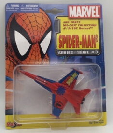 スパイダーマン 戦闘機 F／A-18C Hornet ホーネット ダイキャスト製ボディ マーベルエアフォース マイスト社製 SpiderMan 飛行機ジェット機 マーベル キャラクター雑貨 アメコミ 【MARVELCorner】