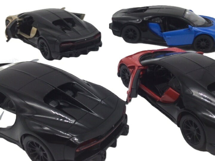 ミニカー 1 38 ブガッティ シロン スーパースポーツ プルバック 外車 新品 イタリア イタ車 Bugatti Chiron Supersport キンスマート ラブリービートル