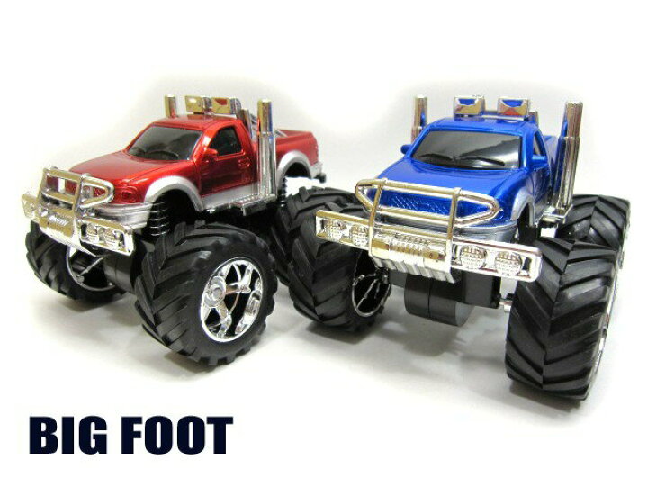 楽天市場 ピックアップ ビッグフット ミニカー 車 オフロード 玩具 フリクション 四駆 男の子 外車 輸入 おもちゃ ラブリービートル