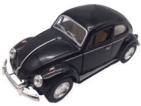 ミニカー 1/32 クラシック ビンテージルック ビートル フォルクスワーゲン　赤黄青黒 クラシックカー 外車 プルバック　新品　キンスマート