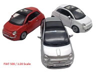 ミニカー 1/28 フィアット500 2007 FIAT イタリア車 プルバック 外車 輸入車 キンスマート 新品 インテリ…