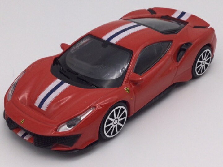 楽天市場】1/43 フェラーリ 488 ピスタ ウィンドウボックス入り レース 