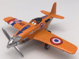 戦闘機 トイプレーン オレンジ　1台売り 第二次世界大戦 フランス空軍 エアチーフ ダイキャストメタル