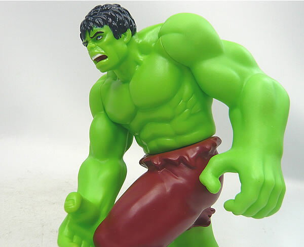 レア　超人ハルクアメコミマーベル　18cmソフビフィギュア　黄緑/アメコミ/おもちゃ/人形/レア/男の子  送料無料