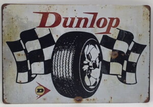 �������� �_�����b�v �^�C�� �`�F�b�J�[�t���b�O �� ������ ���^���T�C���v���[�g DUNLOP �Ŕ� �u���L �A���e�B�[�N �K���[�W ���g��