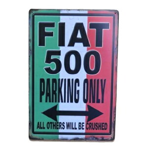 ���������@�t�B�A�b�g500 �p�[�L���O�I�����[ ������ ���^���T�C���v���[�g FIAT500�@�`���N�F�`�F���g�@NUOVA 500�@�Ŕ� �u���L �A���e�B�[�N �K���[�W �C���e���A �L�� �J�t�F �X�ܔ��i