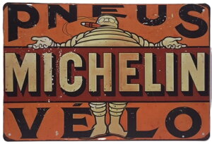 �~�V������ ���]�ԗp�@�^�C�� ������ ���^���T�C���v���[�g �r�o���_�� MICHELIN TIRE �@PNEUS VELO �u���L�Ŕ� �A���e�B�[�N �K���[�W �C���e���A �L�� �J�t�F �X�ܔ��i
