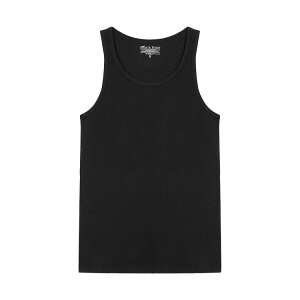 ylR|X:1_܂Łzubh{NT[YFORGANIC COTTON RIBBED ^Ngbv (ubN)[{NT[pc/ j/ YCi[/lCuh/߃Mtg/av[g/Y