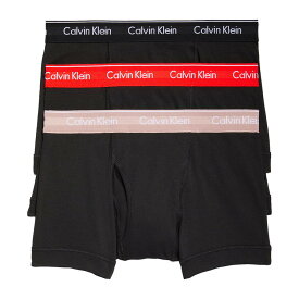 カルバンクライン：COTTON CLASSICS ボクサーパンツ 3PK (W：サマーサープ/フィエスタ/ブラック)[ボクサーパンツ/ 男性下着/ メンズインナー/人気ブランド/おすすめギフト/誕生日プレゼント/メンズファッション]