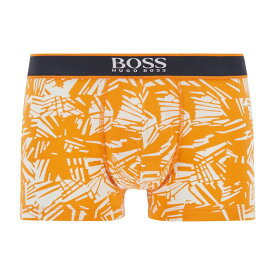 ヒューゴボス：24 PRINT ボクサーパンツ (オレンジパターン)[ボクサーパンツ 男性下着 メンズインナー 人気ブランド おすすめギフト 誕生日プレゼント メンズファッション]