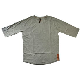 ヌーディージーンズ：ORGANIC COTTON QUARTER SLEEVE Tシャツ (グレー)[Tシャツ 男性下着 メンズインナー 人気ブランド おすすめギフト 誕生日プレゼント メンズファッション]