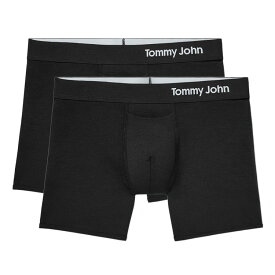 トミージョン：COOL COTTON ボクサーパンツ 2PK (ブラック)[ボクサーパンツ/ 男性下着/ メンズインナー/人気ブランド/おすすめギフト/誕生日プレゼント/メンズファッション]