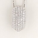 【P10倍 500円OFFクーポン】プラチナ ネックレス ダイヤモンド ペンダント レディース パヴェ ゴージャス スクエア pt900 1.0カラット クリスマス