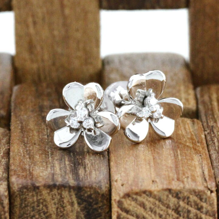 楽天市場】【10%OFF】ダイヤモンド ピアス プラチナ レディース  
