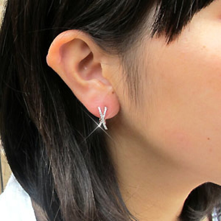 楽天市場】【10%OFF スーパーSALE】ダイヤ フープピアス k18 18k 
