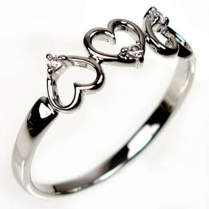 【P5倍 10/30】ダイヤモンド リング 指輪 刻印 レディース ハート ハートモチーフ シンプル k18 18k 18金 ゴールド【送料無料】 オータムセール