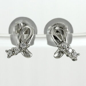 【P5倍 10/30】ダイヤモンド ピアス レディース シンプル ひねり ねじり スタッド ゴールド k10 10k 10金【送料無料】 オータムセール