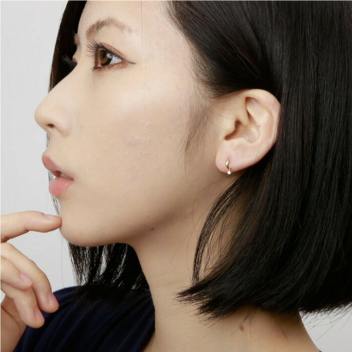 楽天市場】【10%OFF スーパーSALE】ピアス レディース 一粒石 揺れる 
