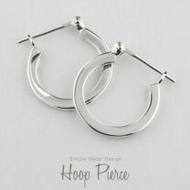 楽天市場】プラチナ フープピアス 1.5mm 15mmの通販