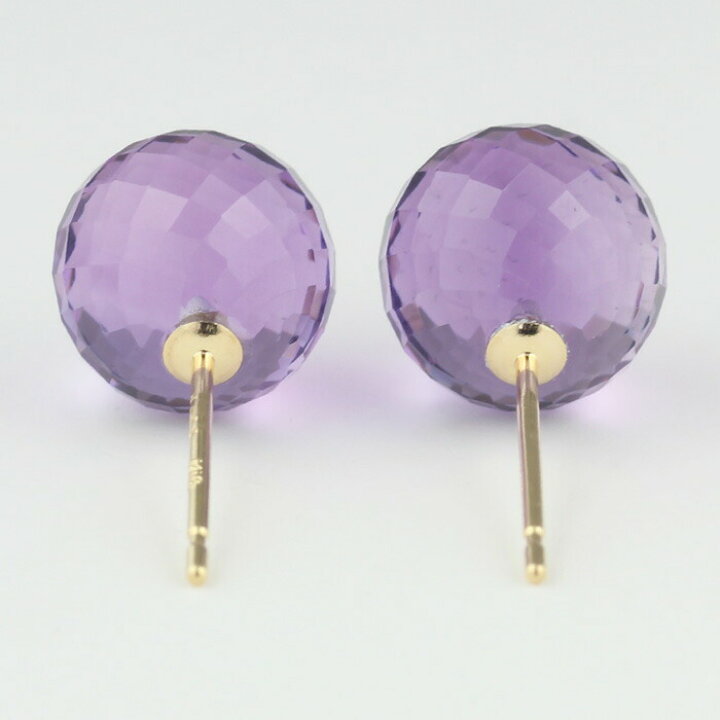 楽天市場】【10%OFF】プラチナ 18金 ピアス 天然石 ミラーボール 大粒 