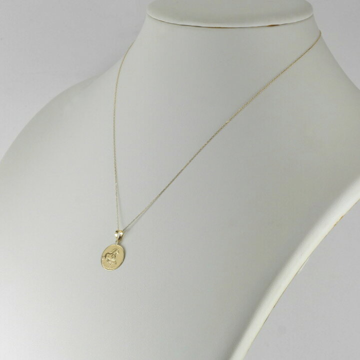 楽天市場】【10%OFF】コイン ネックレス k18 18金 ゴールド プレス 