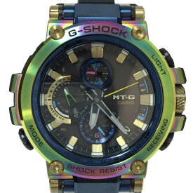 カシオ CASIO Gショック MTGシリーズ 生誕20周年モデル 電波ソーラー 腕時計 MTG B1000RB 2AJR【中古】【新品同様】【美品】