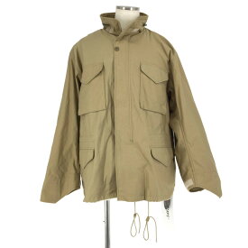 ダブルタップス WTAPS WMILL 65 JACKET NYCO SATIN CORDURA フード付き フィールドジャケット サイズ04 XL 212BRDT JKM01 ベージュ【中古】【新品同様】【美品】