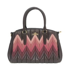 COACH コーチ ハンドバッグ レザー ブラウン【中古】 レディース
