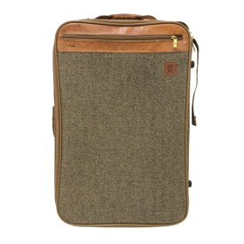 Hartman ハートマン キャリーケース スーツケース 2輪 ビジネス 旅行 ツイード ナチュラル メンズ 【中古】