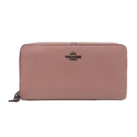 コーチ COACH ラウンドファスナー 長財布 58059 ダスティパープル系【中古】
