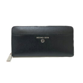 マイケルコース MICHAEL KORS JET SET CHARM 長財布 ブラック【中古】