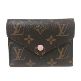 ルイ ヴィトン LOUIS VUITTON ポルトフォイユ ヴィクトリーヌ モノグラム イニシャル入り 二つ折り財布 M62360 ローズバレリーヌ【中古】【美品】