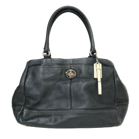 コーチ COACH キャリオール ショルダーバッグ トートバッグ F23280 ネイビー【中古】