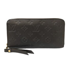 ルイ ヴィトン LOUIS VUITTON ジッピーウォレット モノグラムアプラント ラウンドファスナー 長財布 M60548 ブラウン【中古】