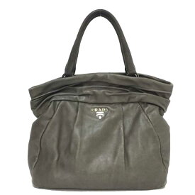 プラダ PRADA トートバッグ BN1689 グレー【中古】
