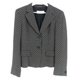 MAX MARA マックスマーラ 肩パッド入 総裏 テーラードジャケット グレー【中古】【新品同様】【美品】 レディース