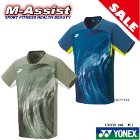 【ポイント2倍】 超特価 YONEX 10568 海外 トップ選手 着用モデル 代表 ヨネックス祭 特別 バドミントン祭 ゲームシャツ ユニフォーム TOP エムアシスト