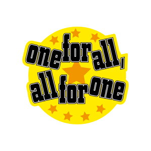fR[VpbZ[WXebJ[yone for all,all for onezȒPnhChŃX|[c̓ob`(͕ʔł)