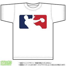 アメカジ・メジャー風 ハンドボールTシャツ(DryT-shirt：白)