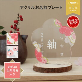【楽天1位】命名書 ひな祭り オーダー アクリル おしゃれ かわいい 初節句 子供の日 プレゼント 名前旗 コンパクト 置物 ギフト 贈り物 名入れ 命名 出産祝い 北欧 モダン 飾り アクスタ 送料無料 日本製 マックカット 名入れグッズB